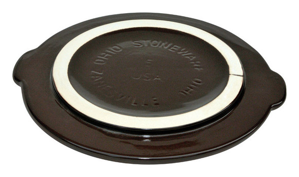 STONEWARE CROCK LID 5GAL