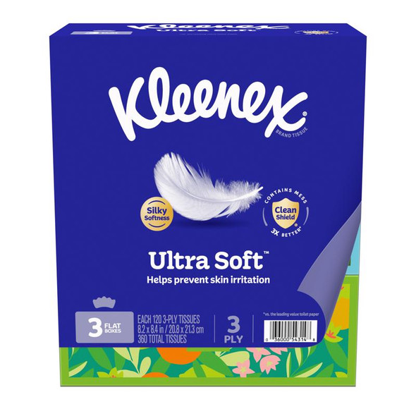 FACIAL TISSUE WHT 120CNT