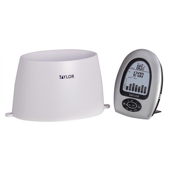 WIRLES RAIN GAUGE/THERM