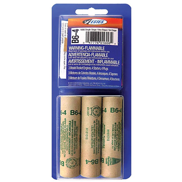 MODEL ROCKET B6-4 ENGINS