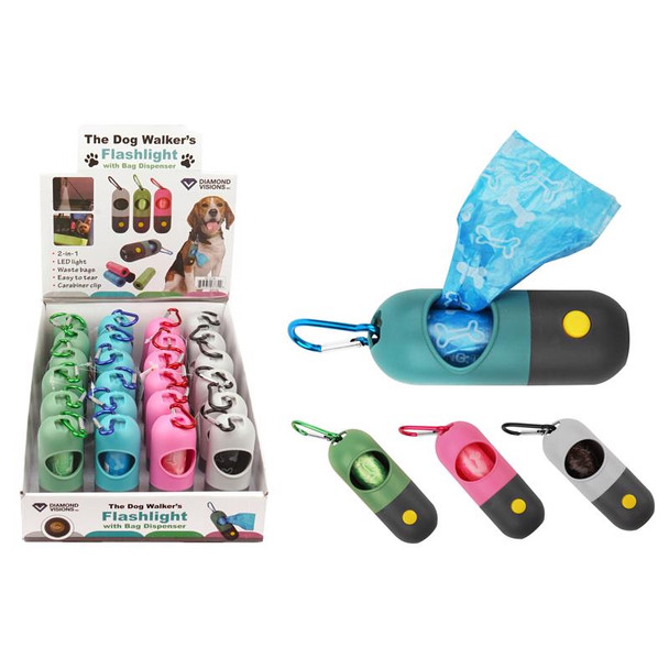 FLASHLIGHT W/BAG DISP
