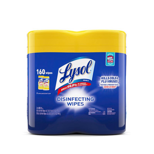 LYSL WPES LEMN 160CT 2PK