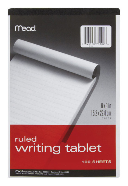 MEMO PAD 6X9 100CT