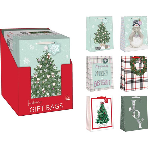 GIFT BAG HLDY LRG TREAT
