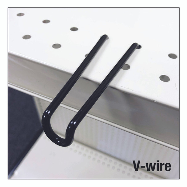V-WIRE HOOK METAL BLACK