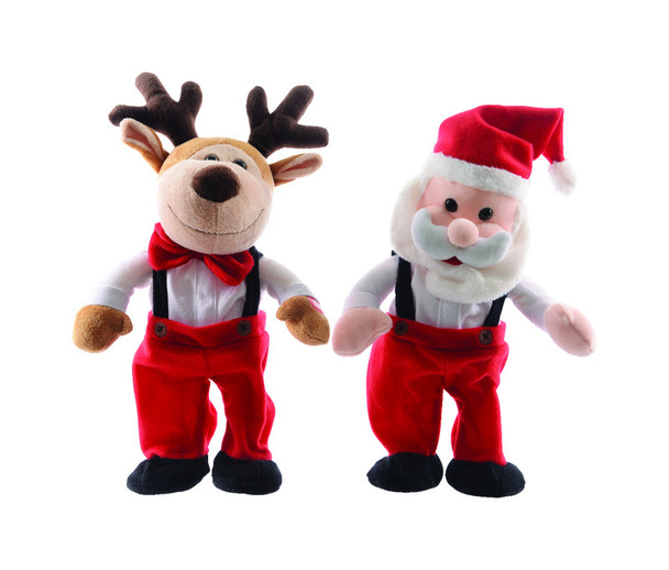 DANCING SANTA/REINDEER