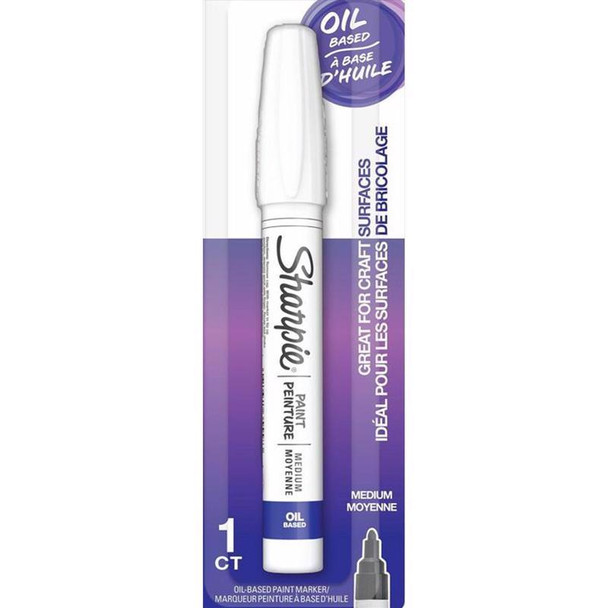 PAINT MARKER WHT MED TIP