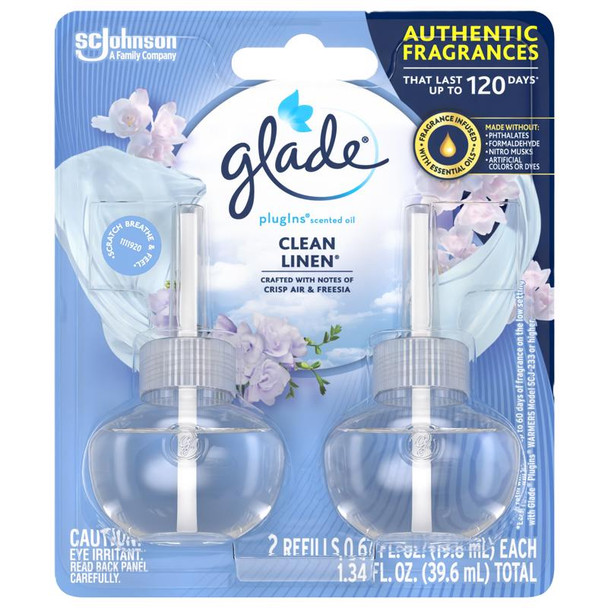 PLUGIN OIL CLN LINEN 2PK