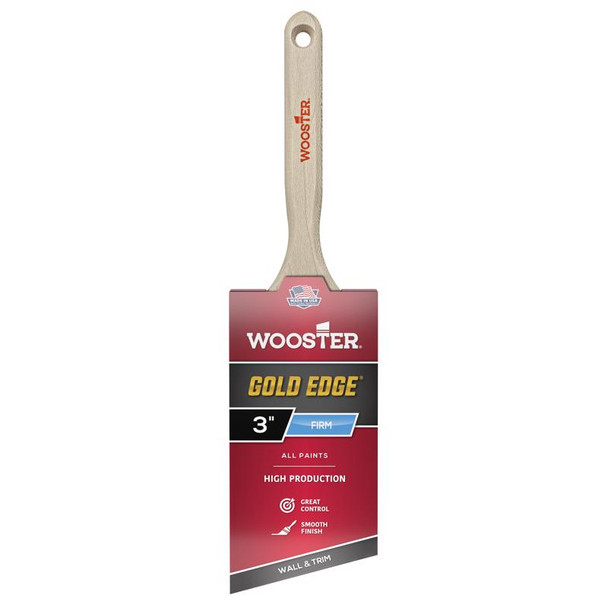 PAINT BRSH GOLD EDGE 3"