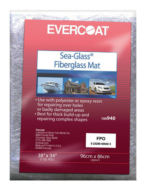 FIBERGLASS MAT 1SQ YD