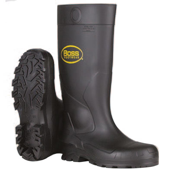 BOOTS UNI PVC BLK 8US