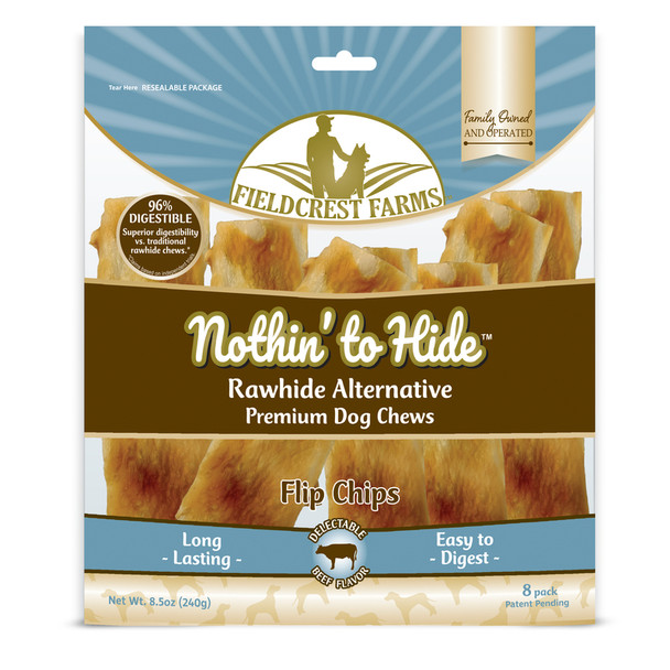 DOG CHEWS BEEF 8PK FIELD
