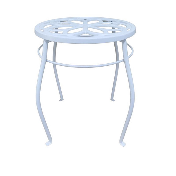 PLANT STAND WHITE 15"