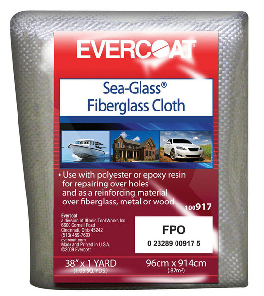 FIBERGLASS CLOTH 38"X1YD