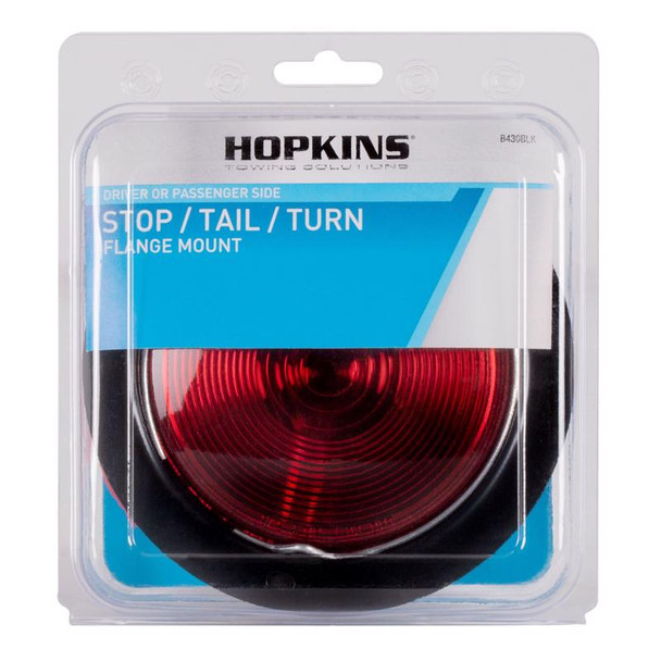 Hopkins B430BLK Round Stop/Tail/Turn Light with Mounting Connector