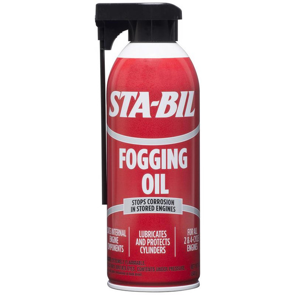 STA-BIL Oil Fogging Spray 12 oz – Penetrating Lubricant for Auto & Household Use