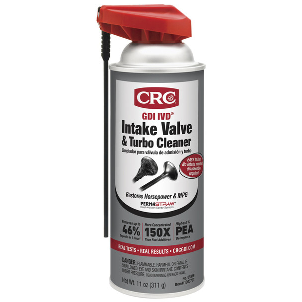 CRC GDI IVD Intake Valve Cleaner Spray – 11 oz Aerosol for Gasoline and Diesel Engines
