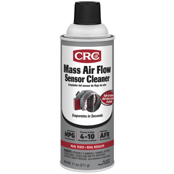 CRC Mass Air Flow Sensor Cleaner Aerosol - Effective Automotive Sensor Cleaning Solution