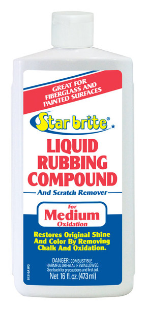Star Brite Compound Rub Liquid Polishing Compound - Part Number 81316, 16 oz Can
