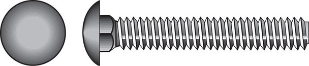 HILLMAN Carriage Bolt 1/2 inch Diameter, 5-1/2 inches Length, Zinc-Plated Steel - Pack of 25