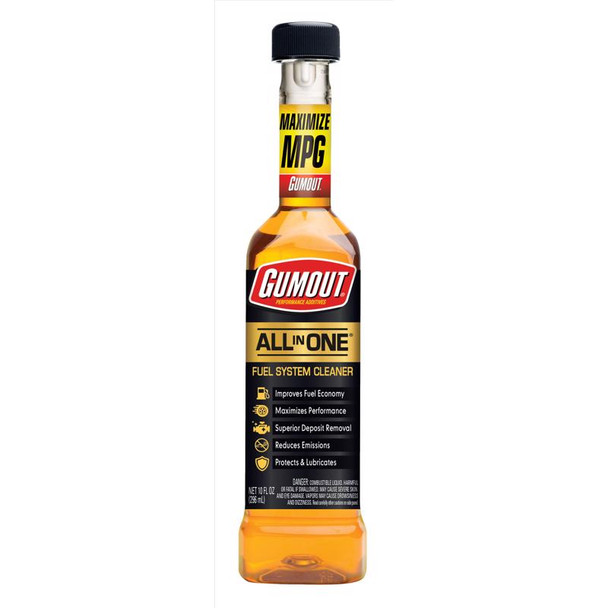 Gumout Fuel System All-In-One Cleaner - 10 oz Bottle for Gasoline Engines