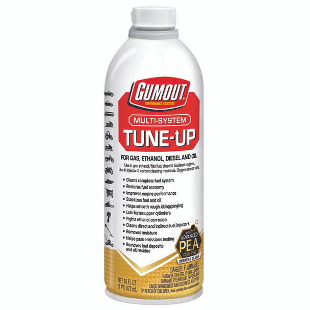 Gumout Fuel Treatment 16 oz – Effective Diesel, Ethanol, and Gasoline Additive for Engine Performance