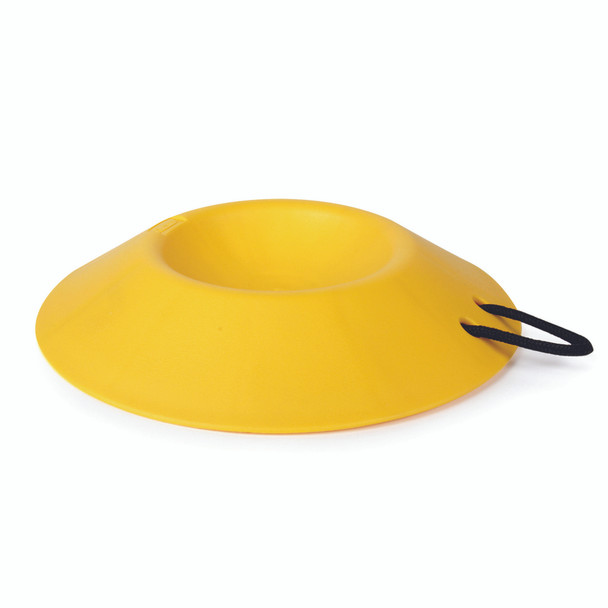 Camco Wheel Dock - Durable Yellow RV Wheel Stabilizer for Secure Parking