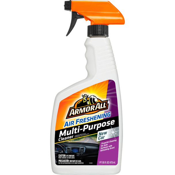 Armor All New Car Scent Air Freshening Cleaner - 16 oz Spray for Multi-Surface Use