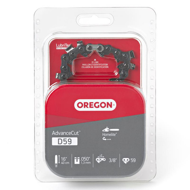 Oregon D59 Chainsaw Chain – 16-Inch, 3/8 Pitch, 0.05 Gauge for Homelite, Jonsered, Makita
