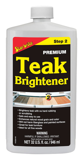 Star brite Teak Brightener 32 oz - Marine Wood Restoration Solution