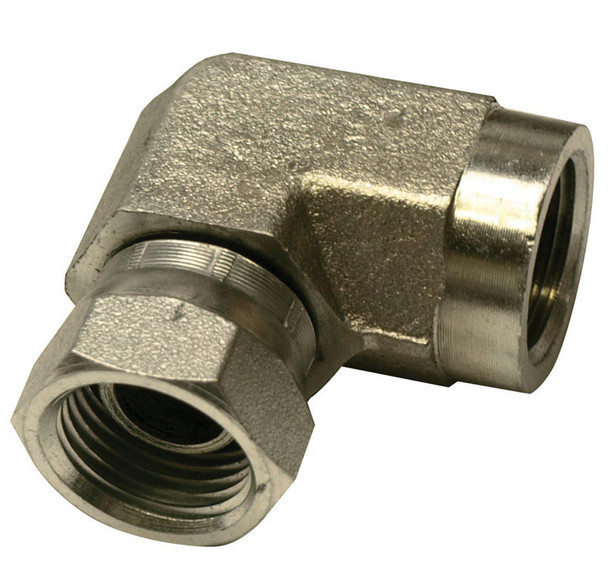 Apache 39005353 Hydraulic Adapter 1/4 in Female Pipe Thread to 1/4 in Swivel Outlet
