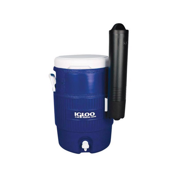 Igloo 42026 5-Gallon Water Cooler with Cup Dispenser - Blue and White