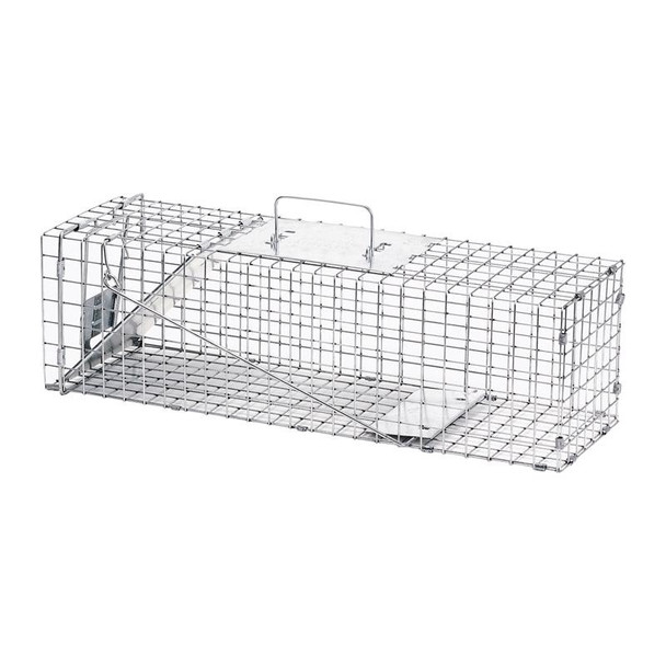 Havahart Live Trap Cage for Rabbits and Skunks - 24-inch Medium Reusable Animal Trap
