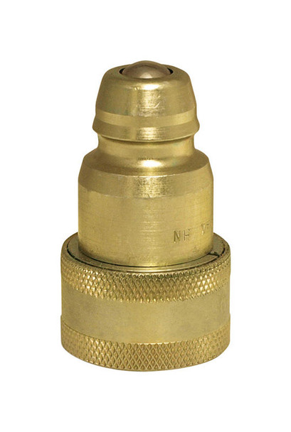Apache Hydraulic Adapter BRS - John Deere Old Style Compatibility, Brass Construction, 3000 PSI Max Pressure