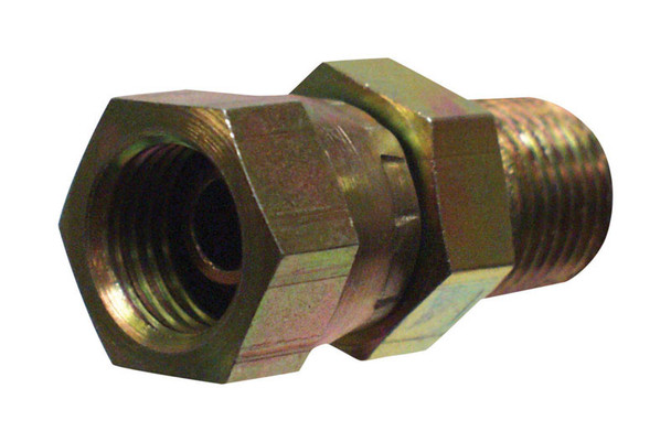 Apache Hydraulic Adapter 3/8 in. Male Flare to Female Pipe Swivel Fitting