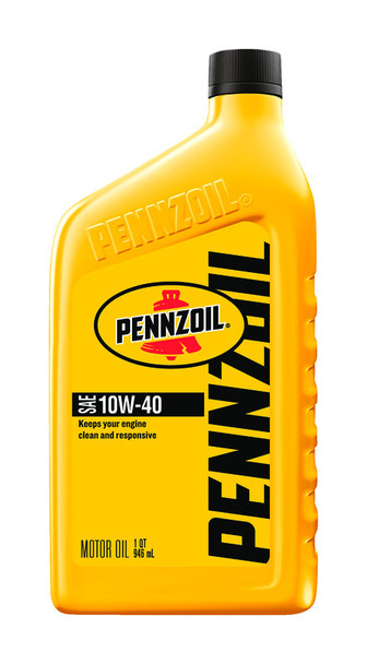 Pennzoil Motor Oil 10W-40, 1 Quart - 4-Cycle Engine Oil for Vehicles