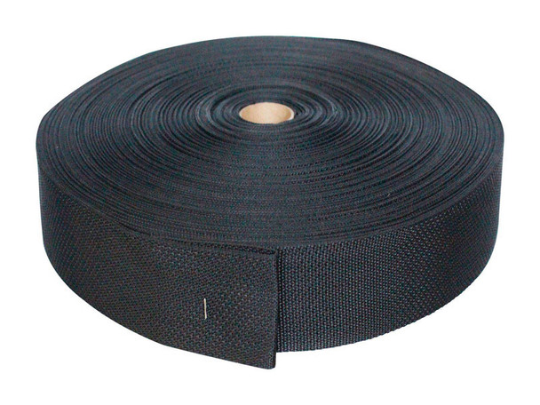 Bulk-Strap 2-Inch x 300-Foot Black Utility Strap with Waterproof and Rust-Resistant Features