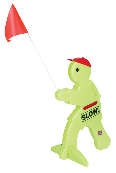 Step 2 Warning Signal Kid Alert – Green Plastic Safety Marker for Driveways and Posts