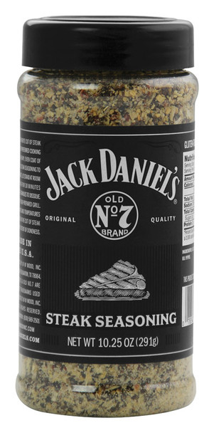 Jack Daniel's Steak Seasoning – 10.25 oz Bottle for Perfect Grilling and BBQ