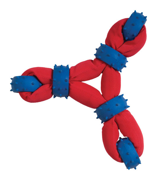 Chomper Gladiator Large Tuff Nylon Triangle Tug Dog Toy