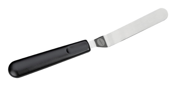 Wilton Angled Spatula with Black and Silver Finish – 9 Inch