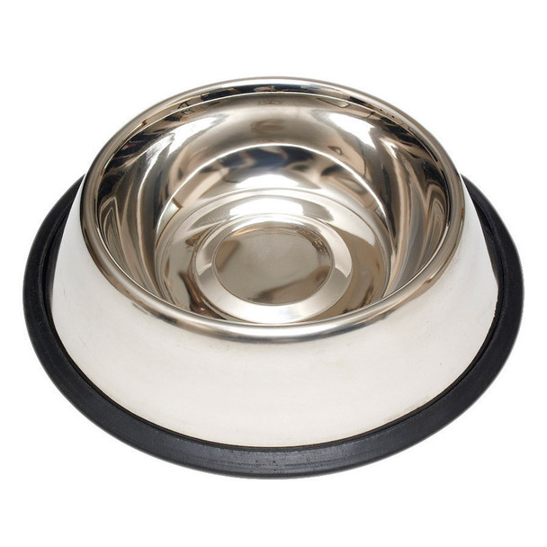 PET BOWL DOG 32OZ SLVR