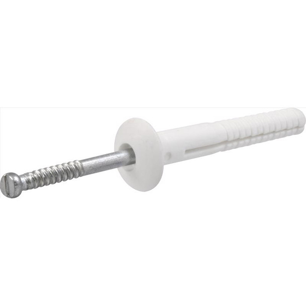 Hillman Nylon Truss Head Anchor 1/4 inch x 1 1/2 inch, Box of 100