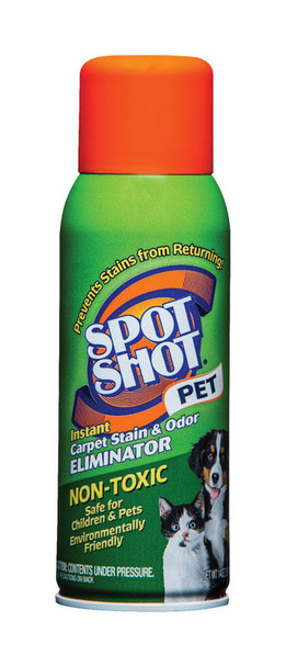 Spot Shot Odor and Stain Remover for Cats and Dogs - 14 oz Aerosol