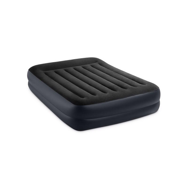 Intex Pillow Rest Queen Air Mattress with Built-In Pump