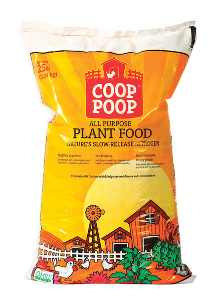 Coop Poop Organic All-Purpose Plant Food Granules - 25 lb Bag for Lawn & Garden
