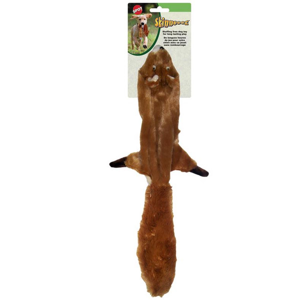 Spot Skinneeez Dog Toy Medium Squirrel Plush Squeaky Toy for Dogs