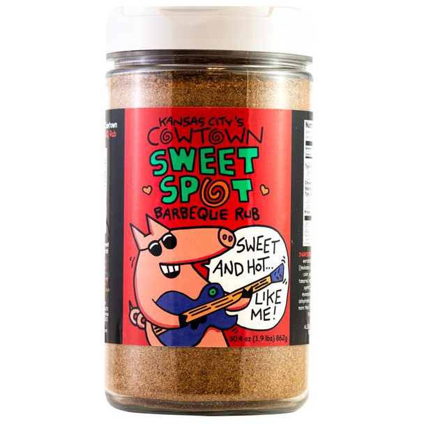 Cowtown Sweet Spot Seasoning Rub - 30.4 oz Shaker Can for BBQ & Grilling