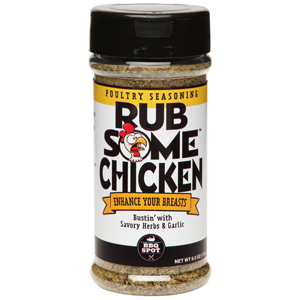 Rub Some Chicken Savory Herbs & Garlic Seasoning Rub - 6 oz Shaker Can