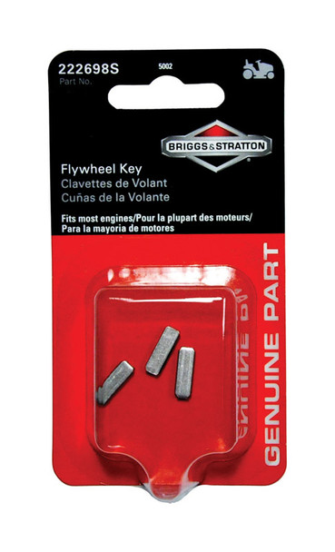 Briggs & Stratton Part 5002K Flywheel Key Set - 3 Pack for Lawn Tractors and Small Engines